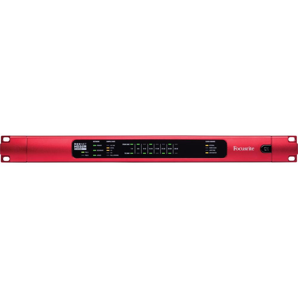 Focusrite RedNet HD32R 32-Channel Dante Networks Pro Tools|HD Bridge